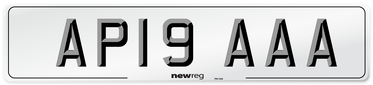 AP19 AAA Number Plate from New Reg